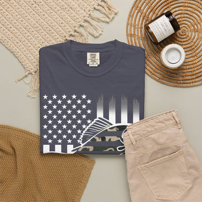 Camo Bass Flag T-Shirt