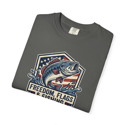 Freedom Flags & Fishing T-Shirt
