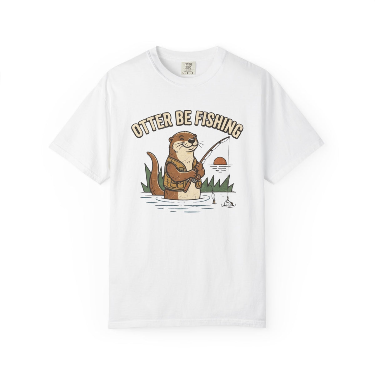 Otter Be Fishing T-Shirt — Cute Fishing Otter Graphic Tee