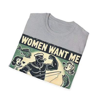 Women Want Me Fish Fear Me T-Shirt