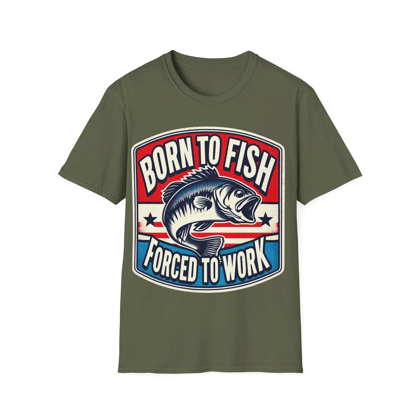 Born To Fish Forced To Work T-Shirt