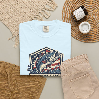 Freedom Flags & Fishing T-Shirt