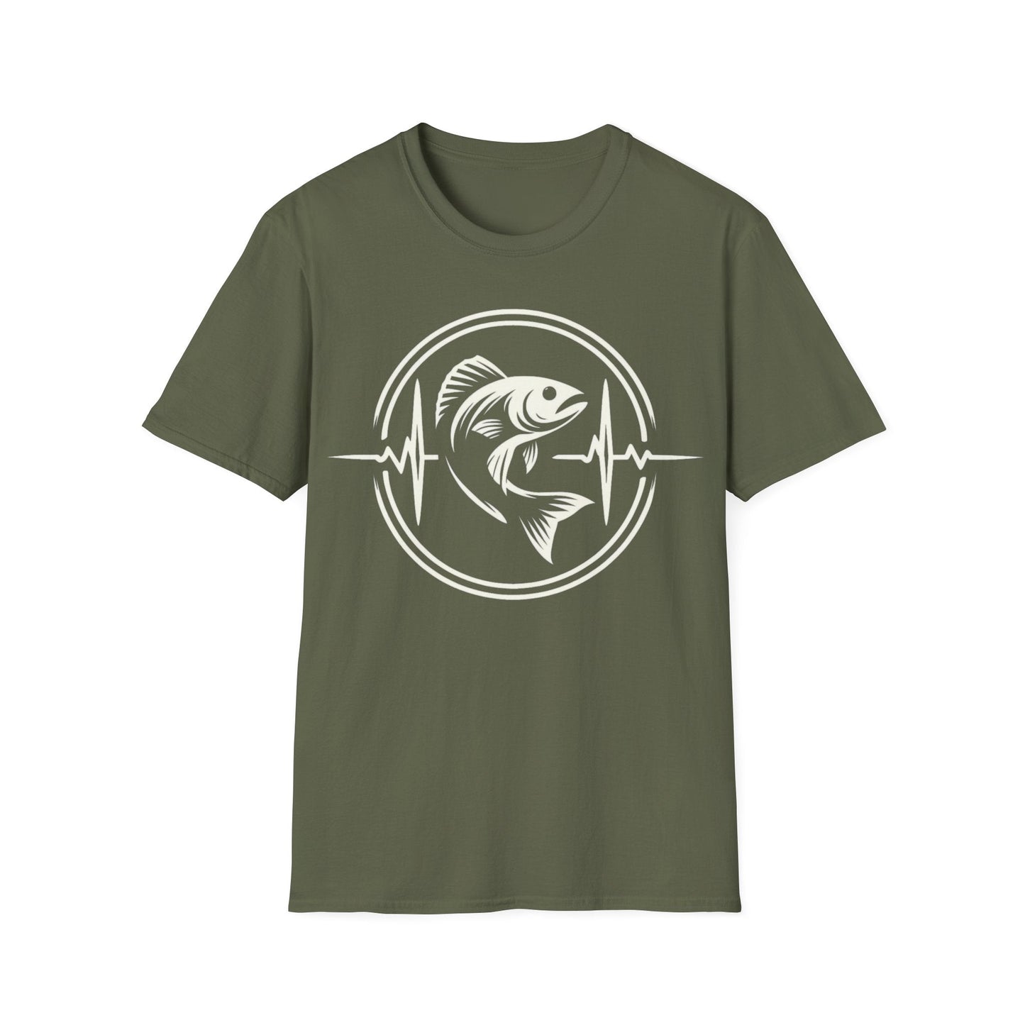 Fishing Heart Beat T-Shirt