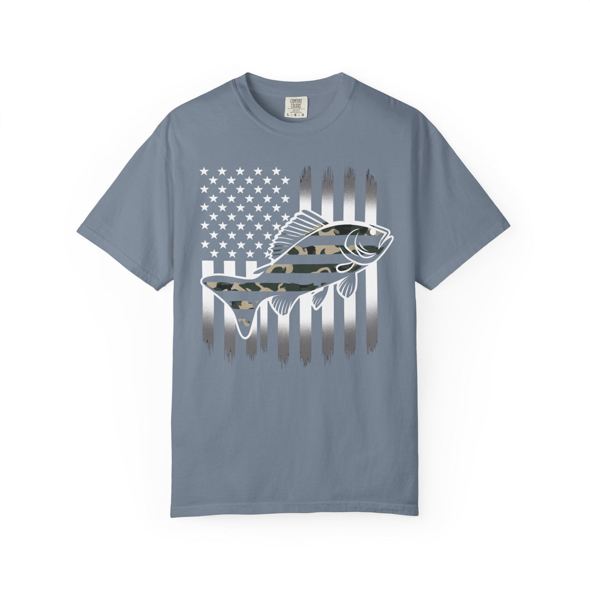 Camo Bass Flag T-Shirt