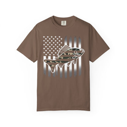 Camo Bass Flag T-Shirt