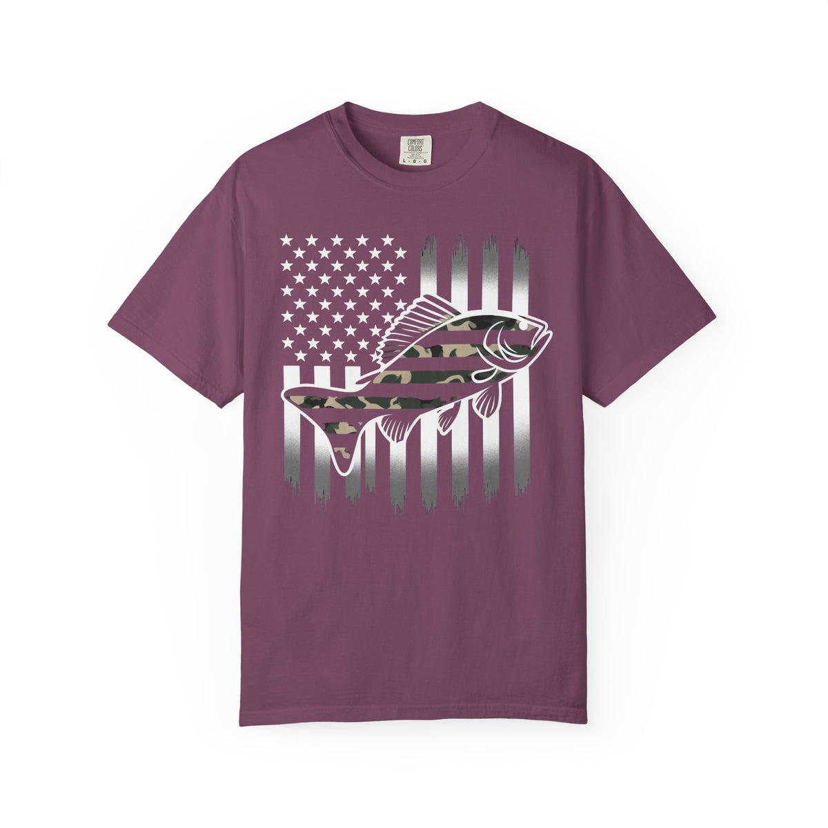 Camo Bass Flag T-Shirt