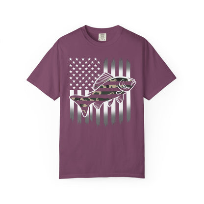 Camo Bass Flag T-Shirt