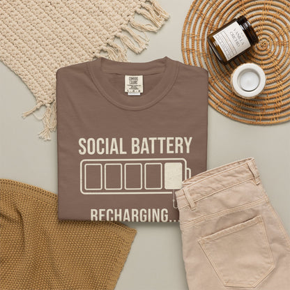 Social Battery Recharging T-Shirt