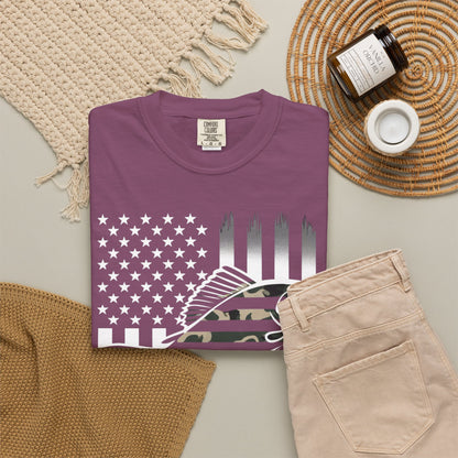 Camo Bass Flag T-Shirt