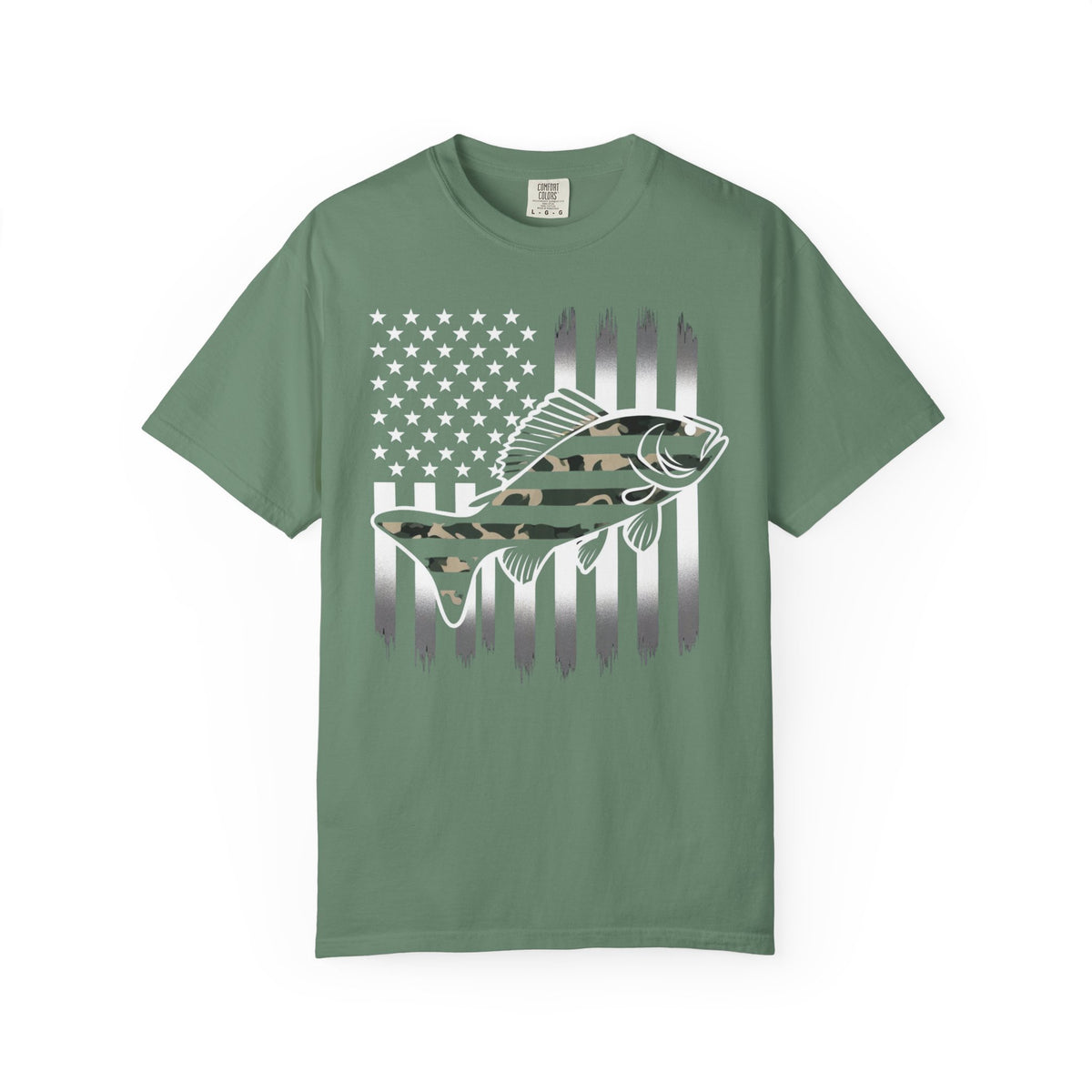 Camo Bass Flag T-Shirt