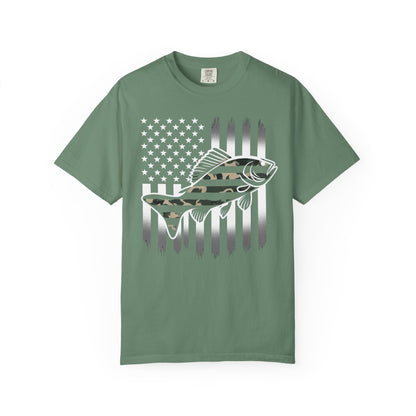 Camo Bass Flag T-Shirt