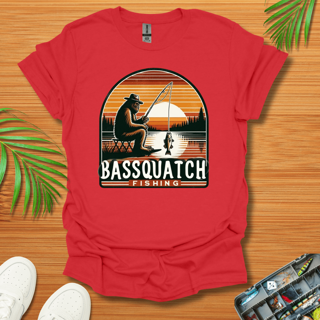 Bassquatch Fishing T-Shirt