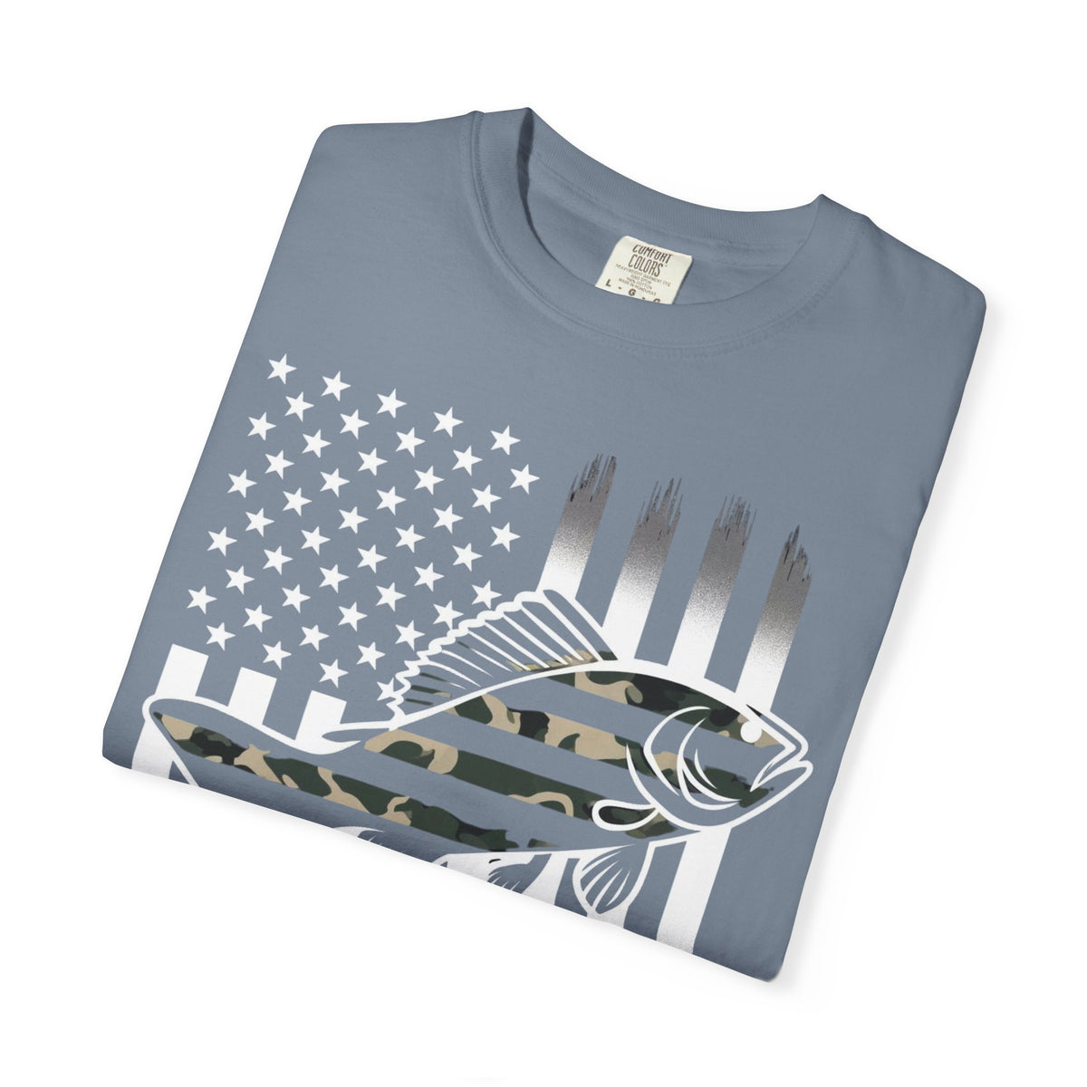 Camo Bass Flag T-Shirt