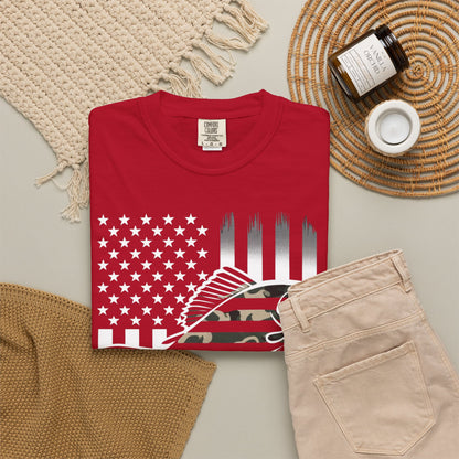 Camo Bass Flag T-Shirt