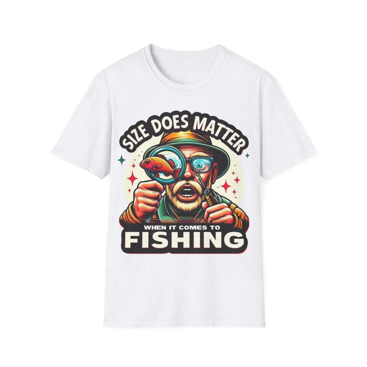 Size Does Matter When It Comes To Fishing T-Shirt