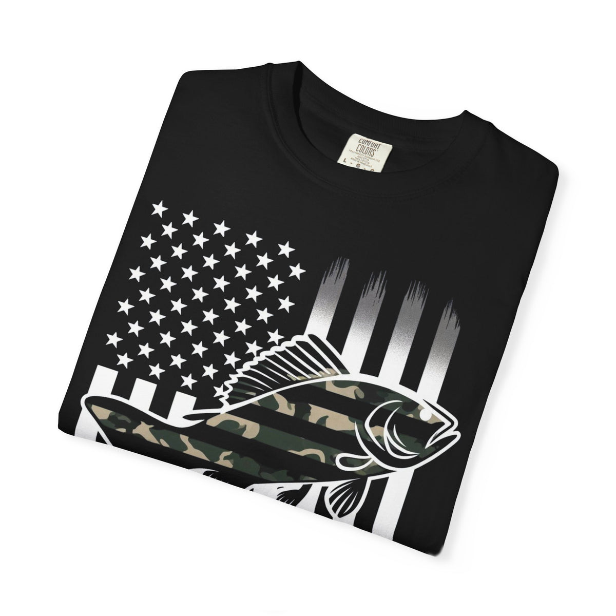 Camo Bass Flag T-Shirt