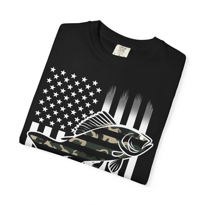 Camo Bass Flag T-Shirt