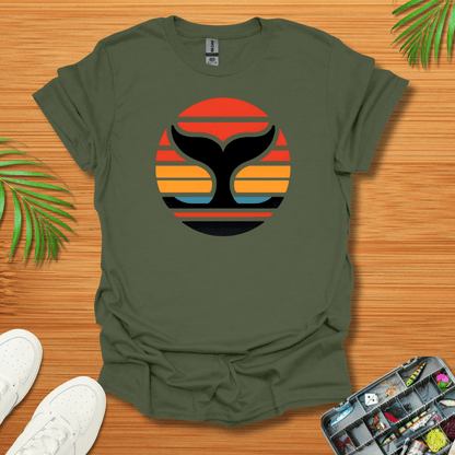 Whale Fin SunSet T-Shirt