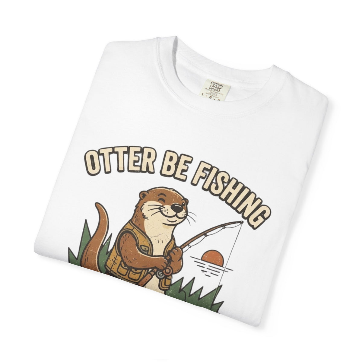 Otter Be Fishing T-Shirt — Cute Fishing Otter Graphic Tee