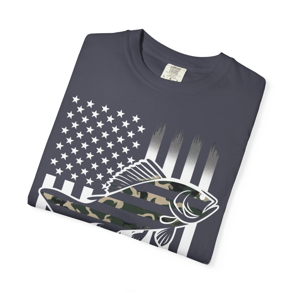 Camo Bass Flag T-Shirt