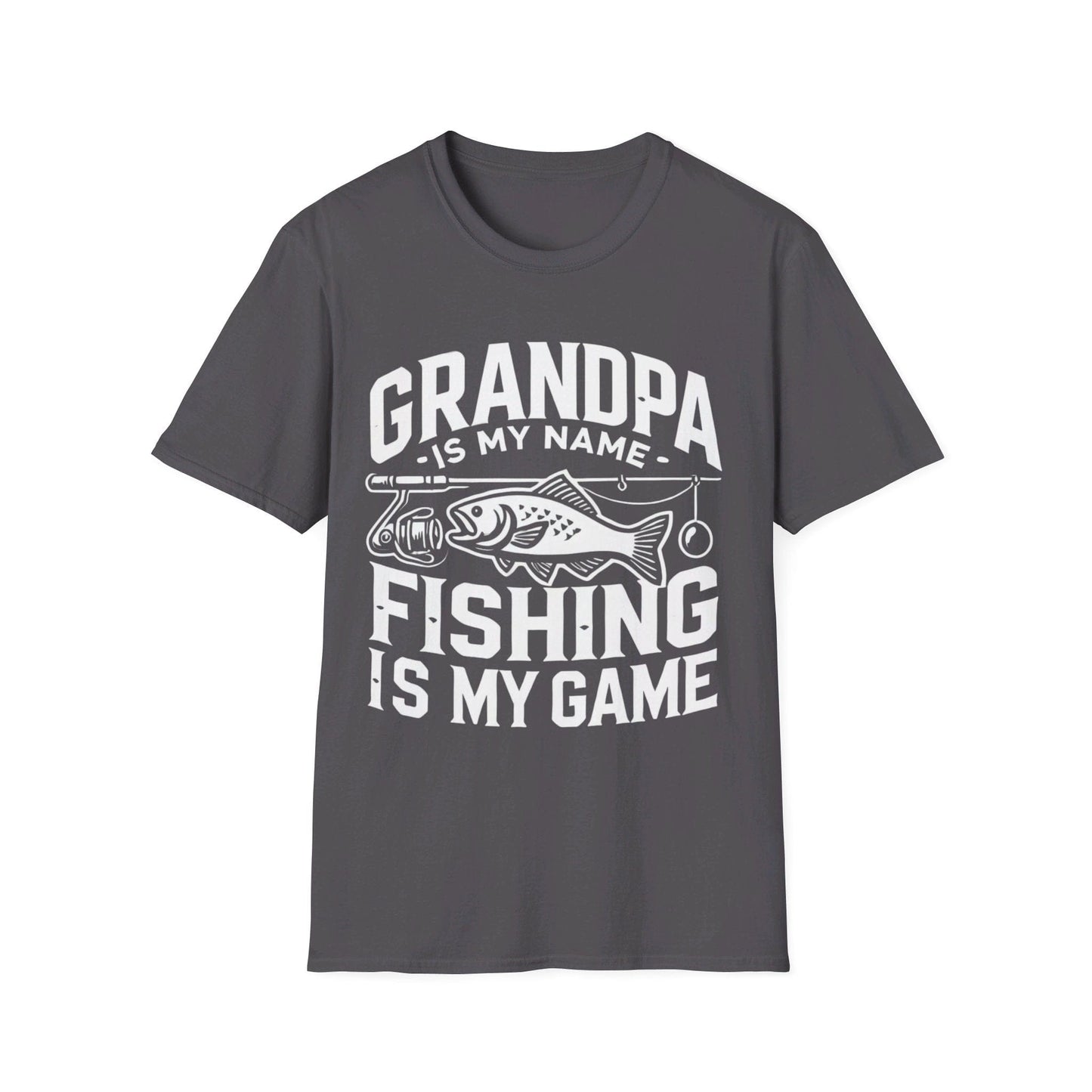 Grandpa Is My Name Fishing Is My Game T-Shirt