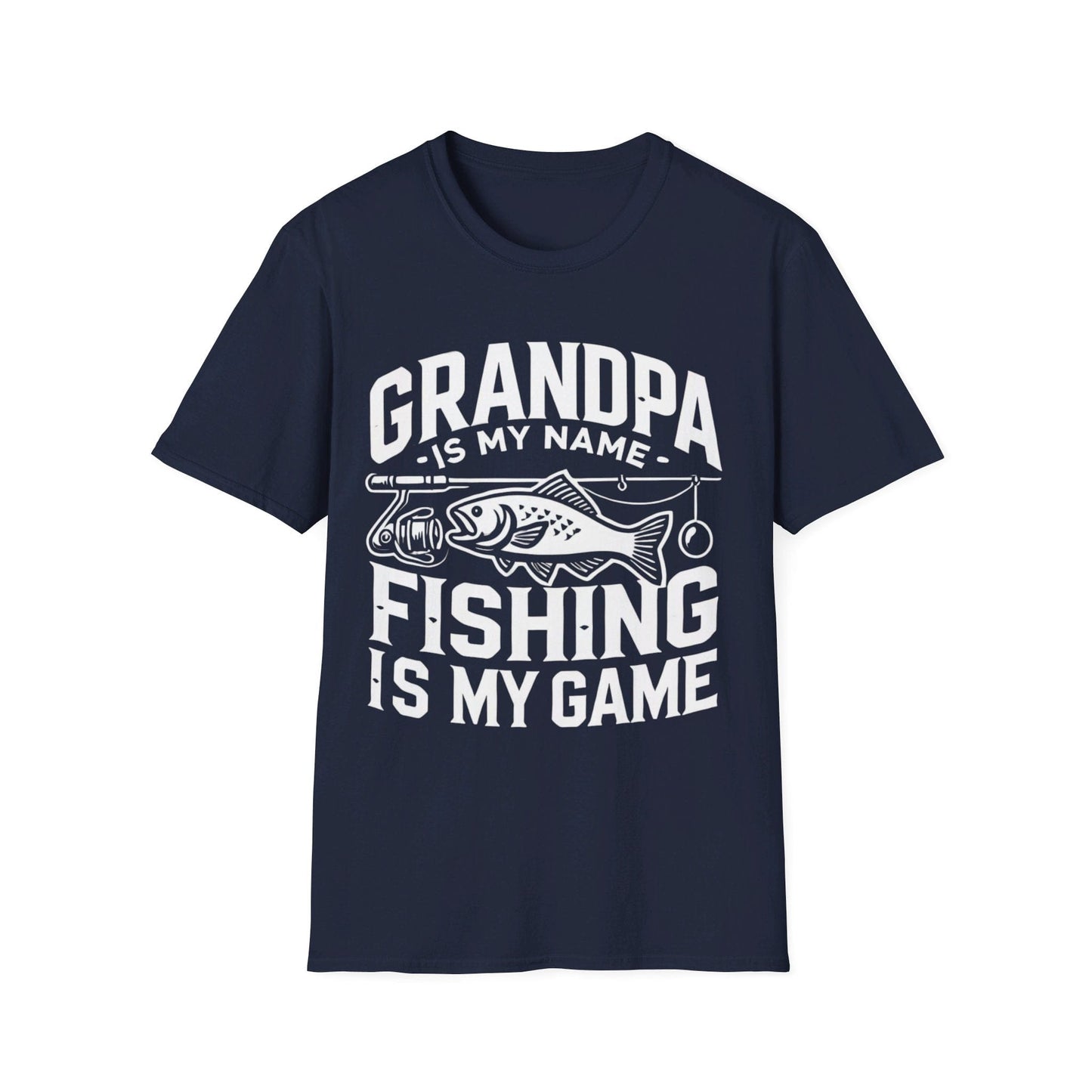 Grandpa Is My Name Fishing Is My Game T-Shirt