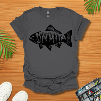 Fish Forest Silhouette T-Shirt