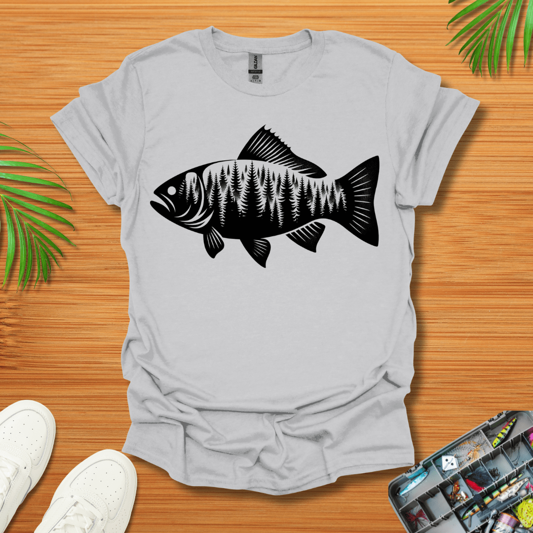 Fish Forest Silhouette T-Shirt