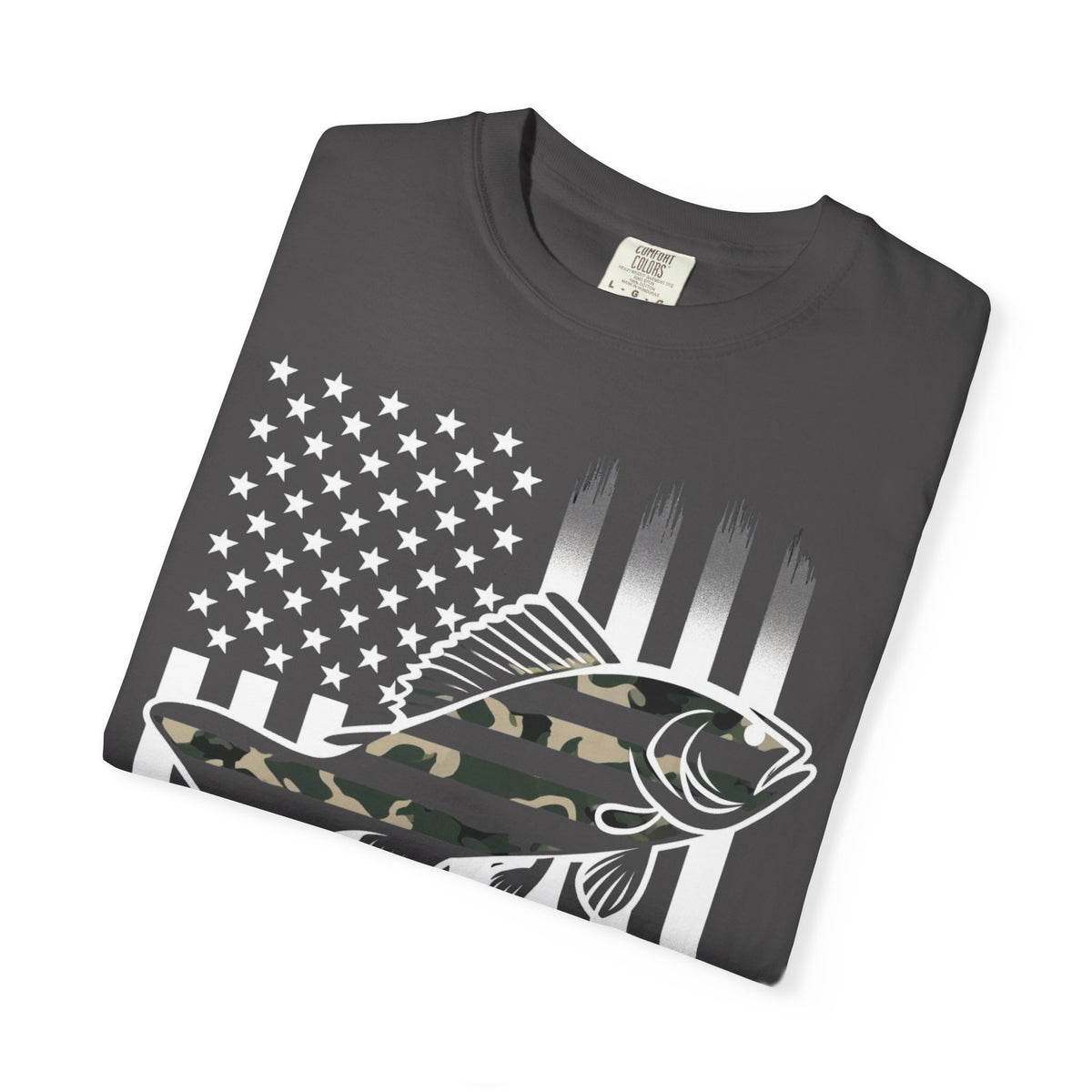 Camo Bass Flag T-Shirt