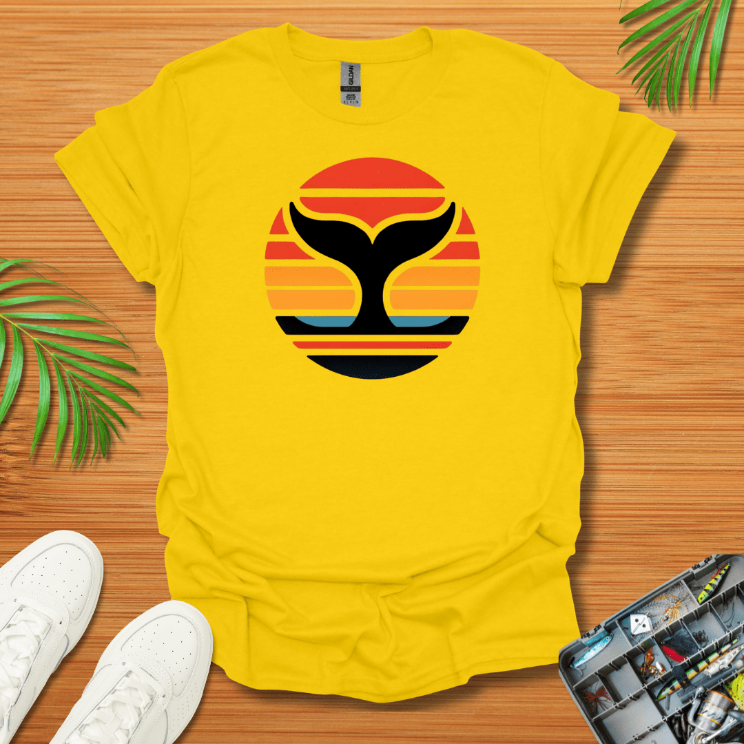 Whale Fin SunSet T-Shirt