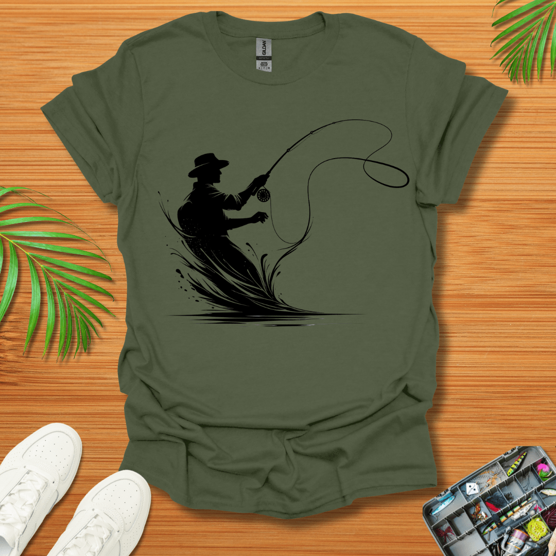 Fisherman silhouette T-Shirt