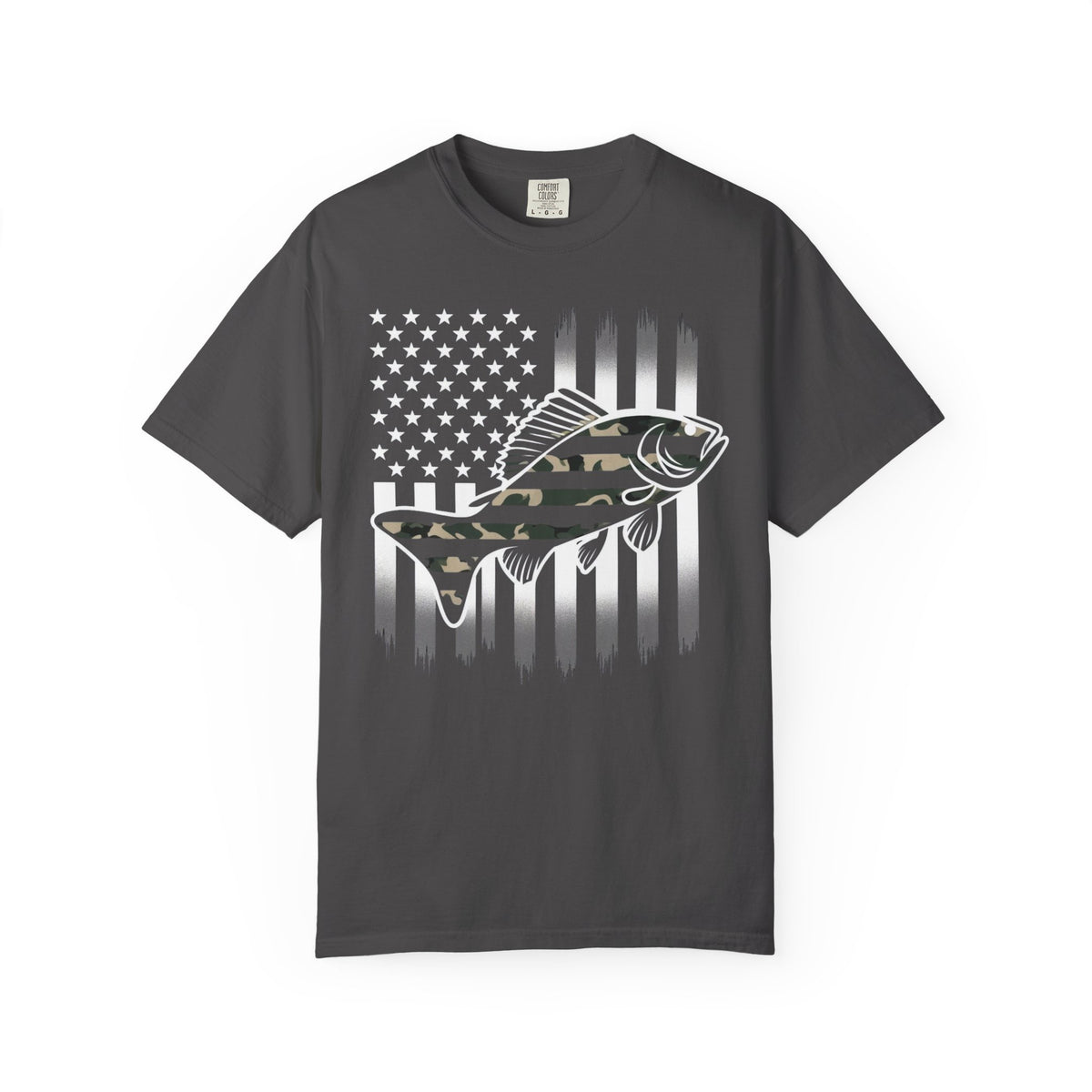 Camo Bass Flag T-Shirt