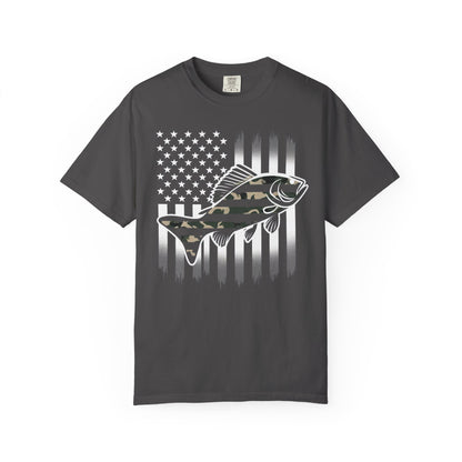 Camo Bass Flag T-Shirt