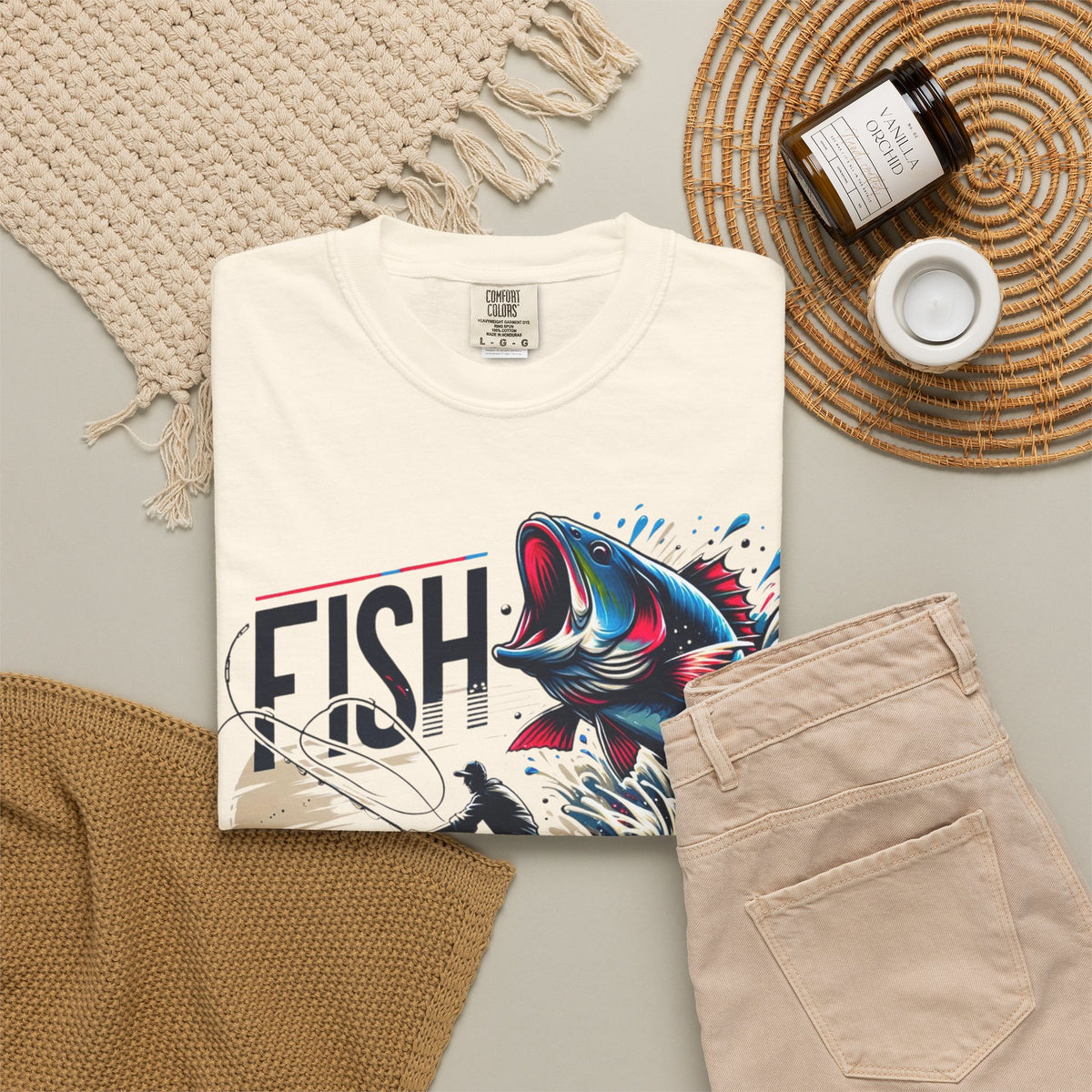 Fish On T-Shirt
