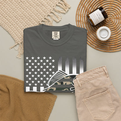 Camo Bass Flag T-Shirt