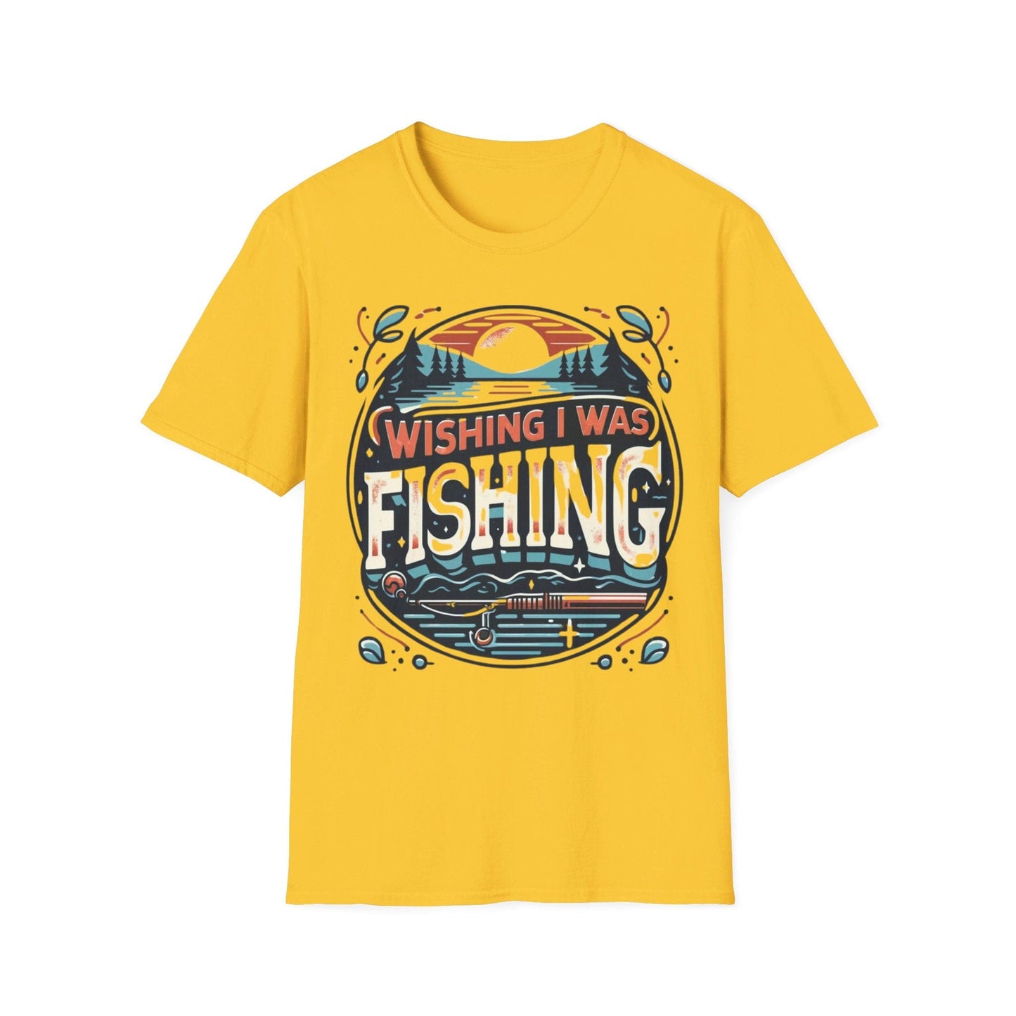 Wishing I Was Fishing T-Shirt