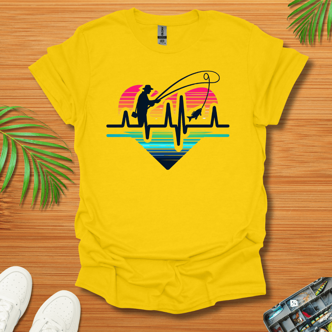 Fisherman HeartBeat T-Shirt