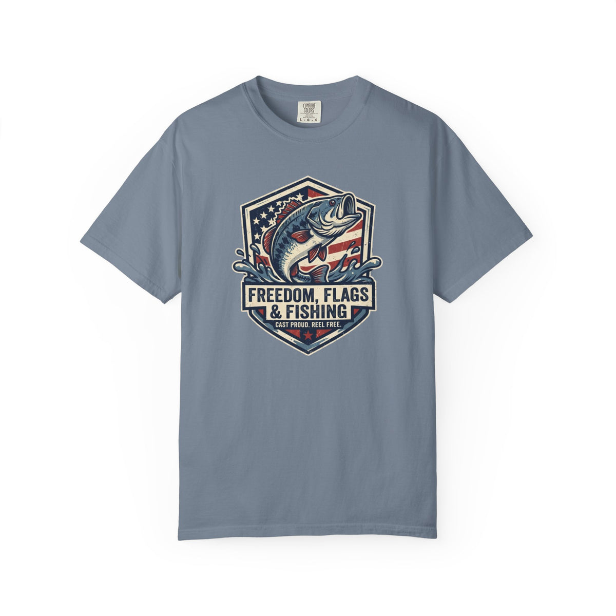 Freedom Flags & Fishing T-Shirt