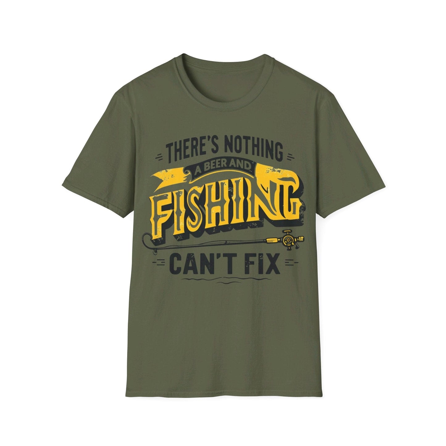 There’s Nothing A Beer And Fishing Can’t Fix T-Shirt