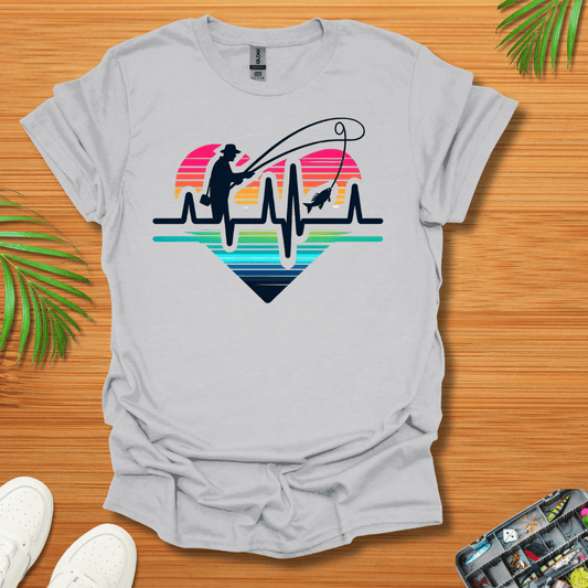 Fisherman HeartBeat T-Shirt