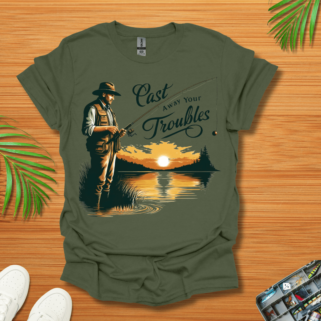 Cast Away Your Troubles T-Shirt