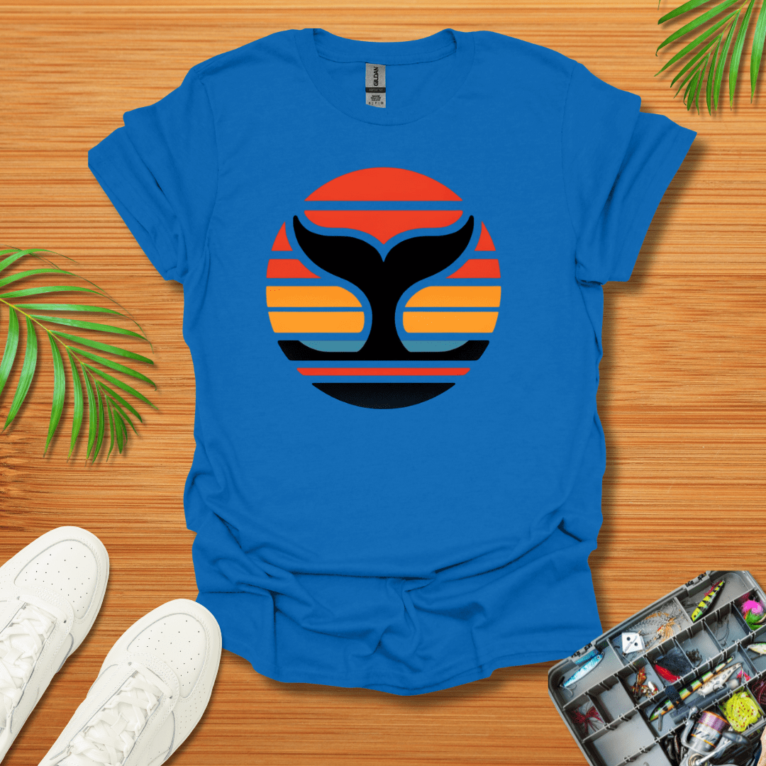 Whale Fin SunSet T-Shirt