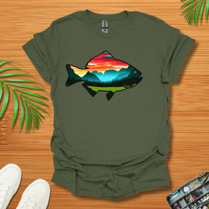 Fish SunRise T-Shirt