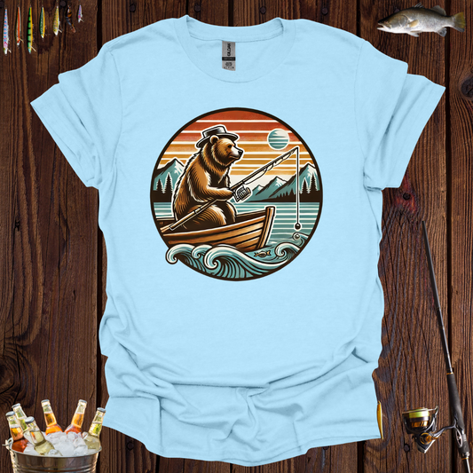 Grizzy Bear Fishing T-Shirt