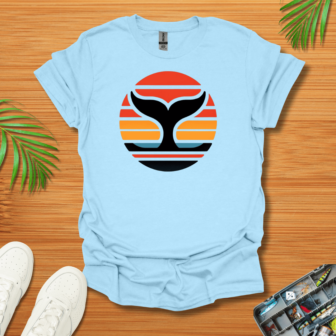 Whale Fin SunSet T-Shirt