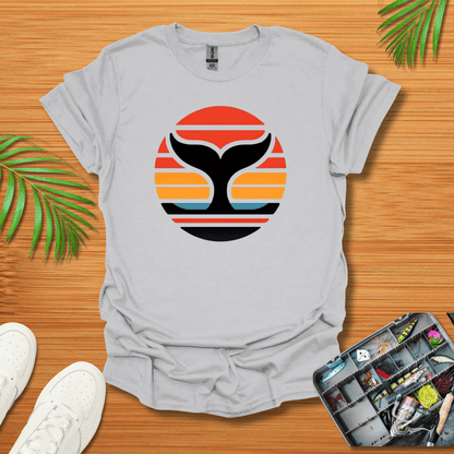 Whale Fin SunSet T-Shirt