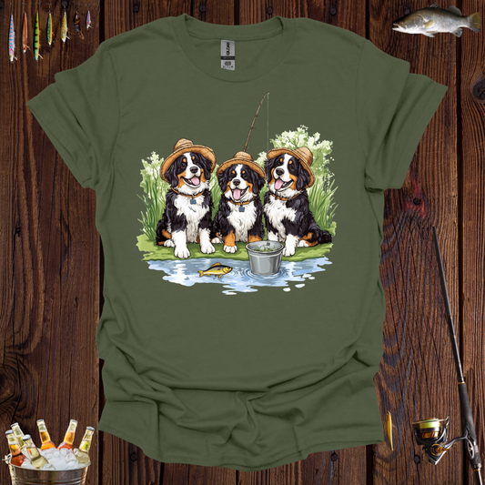 Fishing Dogs T-Shirt