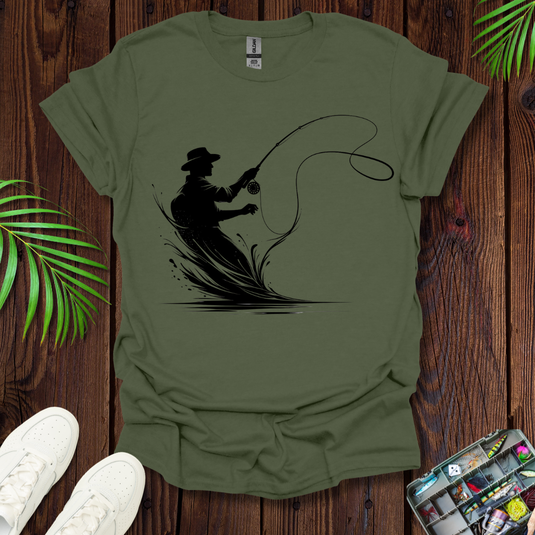 Fisherman silhouette T-Shirt