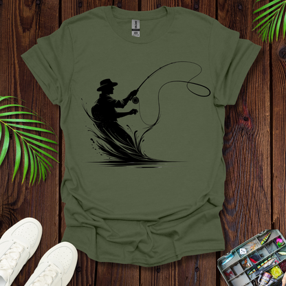 Fisherman silhouette T-Shirt