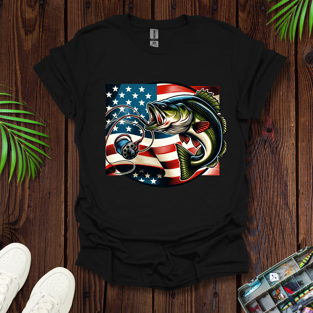 American Retro Fish T-Shirt